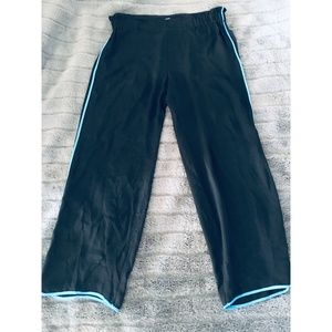 Sheer A.L.C. black pants with blue edges